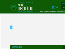 Tablet Screenshot of colegionewton.edu.ar
